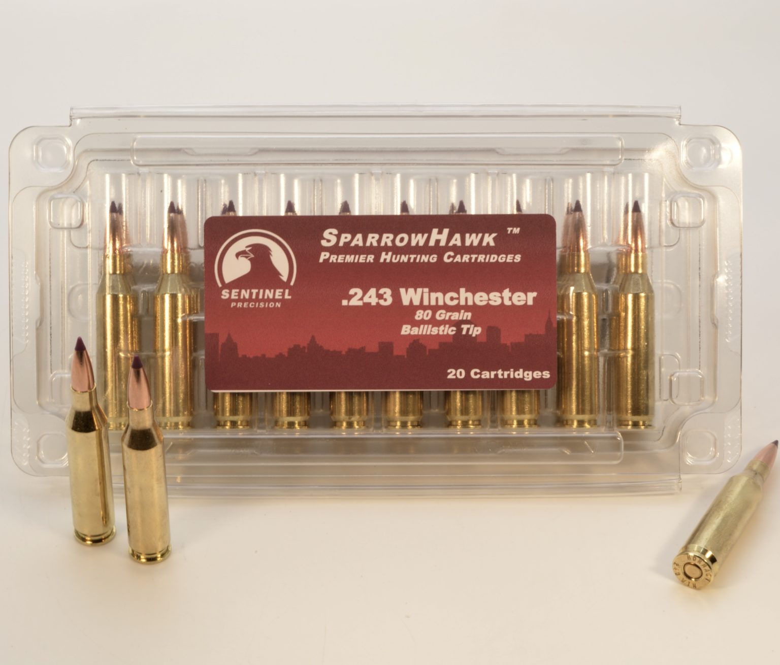 .243 Win 80 Grain Ballistic Tip 20 Rds Remanufactured CLT Ammo