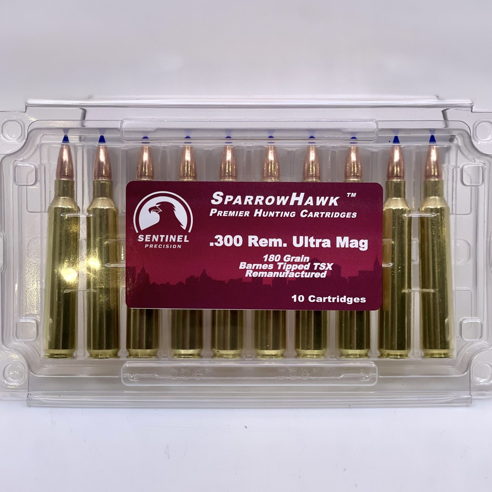 300 Rem Ultra Mag Sparrowhawk 180 Grain Barnes Tipped Tsx Ttsx Remanufactured Clt 5282